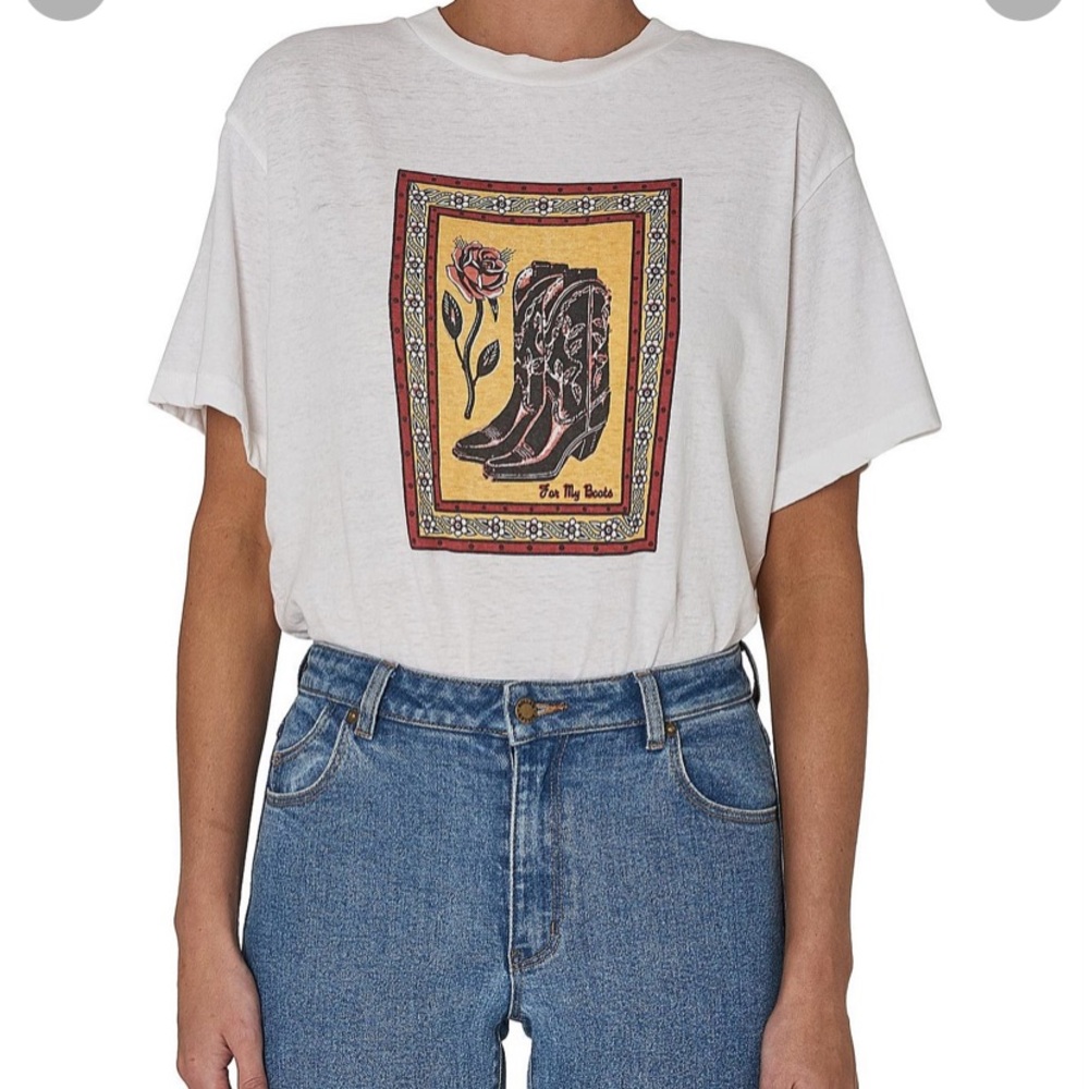 ROLLA'S White Graphic Tee